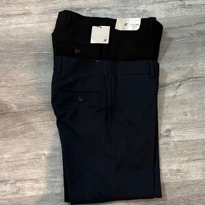 Men's Dress Pants in Black and Navy